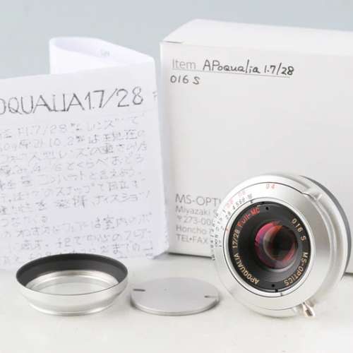 MS-Optical Apoqualia 28mm F/1.7 Full-MC Lens for Leica M #50997L7