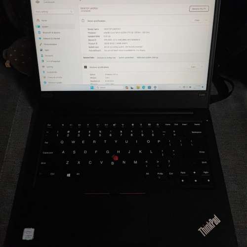Lenovo E480 - i5-8250U，8GB RAM，256GB SSD
