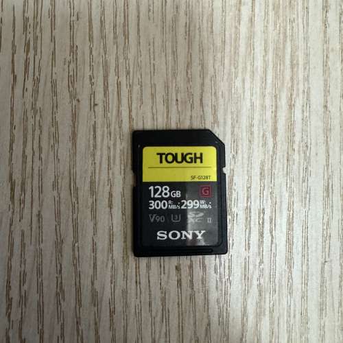 Sony SF-G-Series TOUGH UHS-II V90 SD Card (128GB)行貨
