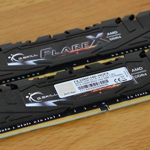 G.SKILL 16GB Kit (2x8GB) Flare X F4-3200C14D-16GFX DDR4 3200MHz Memory