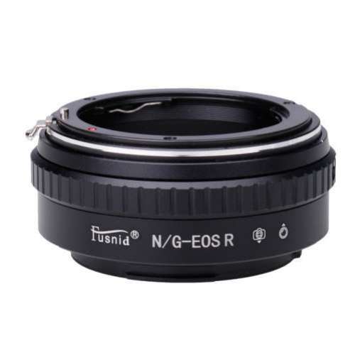 Fusnid NIKON G / AIG Lens To CANON EOSR Mount Adaptor (AIG - R，金屬接環)