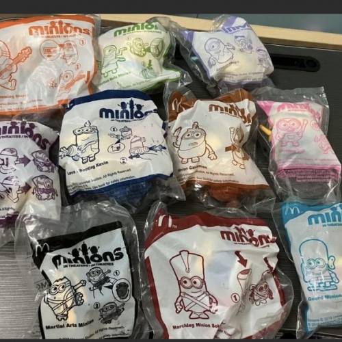 全新麥當勞minion玩具2015