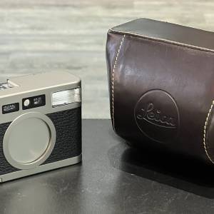 Leica CM Titanium P&S Film Camera w/ 40mm f2.4 Summarit Lens and leather case