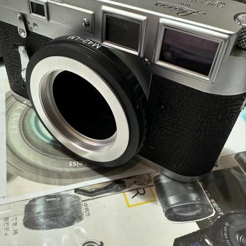 M42 SLR Mount Lens Adapter To Leica M-Mount Camera