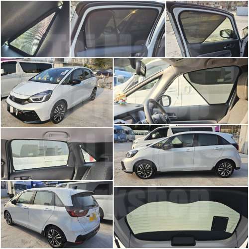 最新 JAZZ FIT全車磁石濾光窗網太陽擋