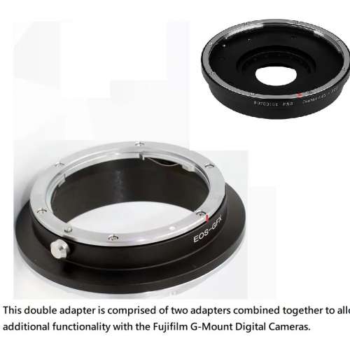 Lens Mount Double Adapter For Contax 645 (C645) Mount Lens To Fujifilm G-Mount