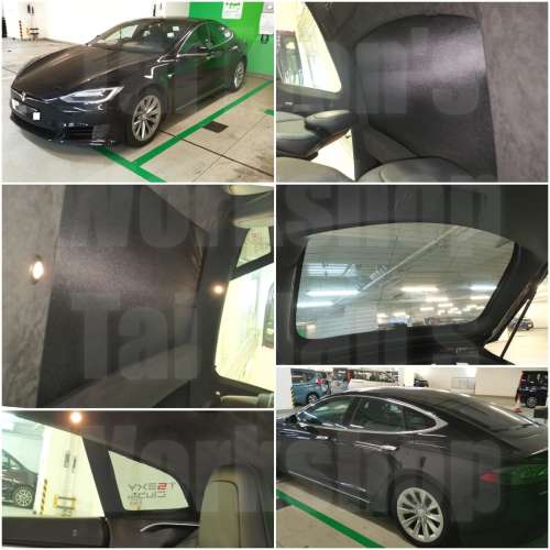 Tesla ModelS 濾光窗網太陽擋