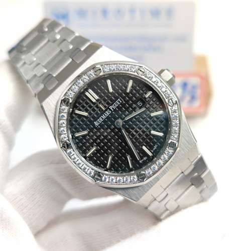 Lady Royal Oak 33mm SS Black Dial watch