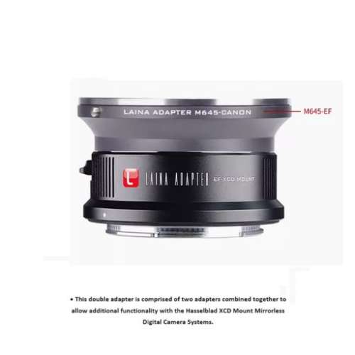 LAINA Mamiya 645 (M645) Mount And Canon EOS To Hasselblad XCD Mount (雙重接環)