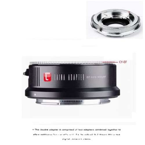LAINA DKL SLR Lens And Canon EOS To Hasselblad XCD Mount (雙重接環)