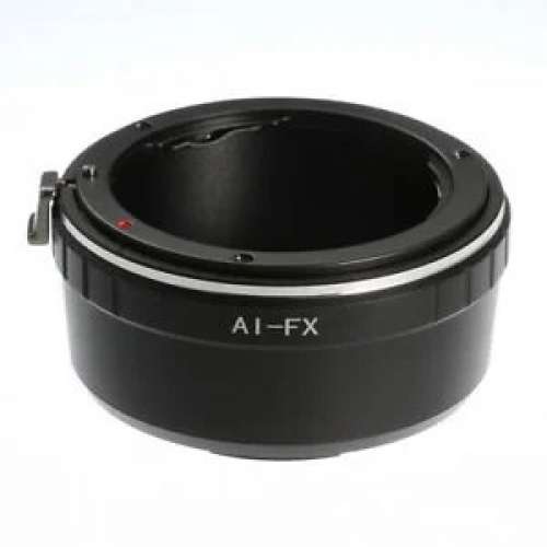 Nikon Nikkor F Mount D / SLR Lens To FUJIFILM X Mount Adapter - BLK