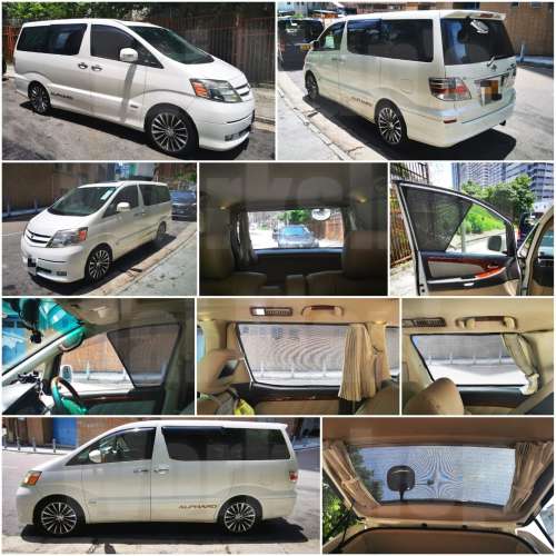 Alphard 10 全車磁石濾光窗網太陽擋