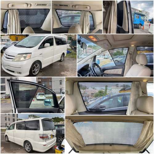 Alphard 10 全車磁石濾光窗網太陽擋