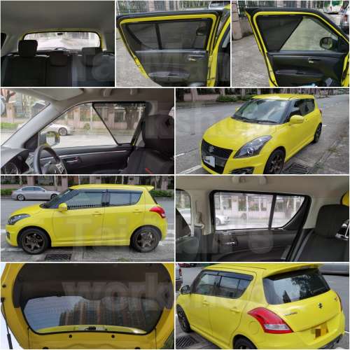 Suzuki Swift 全車磁石濾光窗網太陽擋