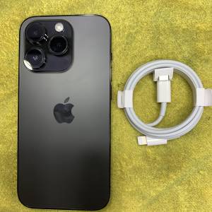 99%New iPhone 14 Pro  256GB 黑色 香港行貨 電池100% 自用首選超值