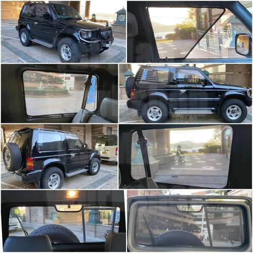 Mitsubishi Pajero 全車磁石濾光窗網太陽擋