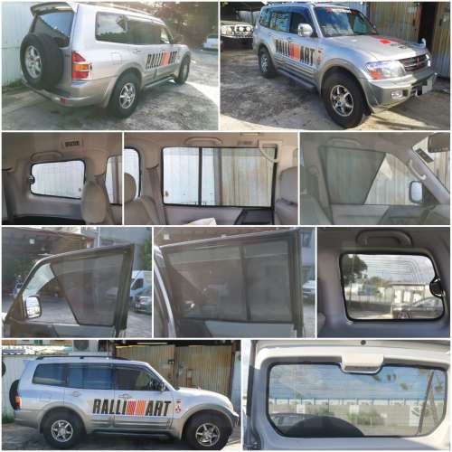 Mitsubishi Pajero 全車磁石濾光窗網太陽擋