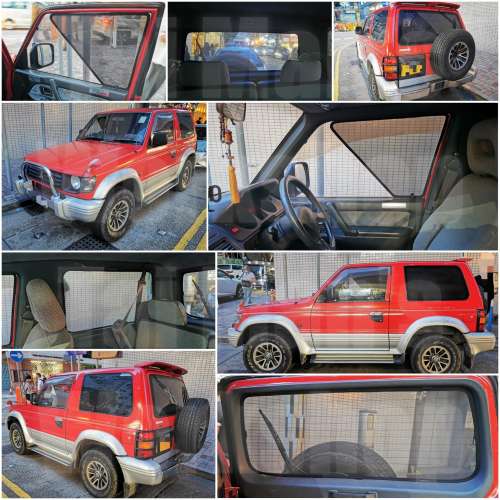 Mitsubishi Pajero 全車磁石濾光窗網太陽擋