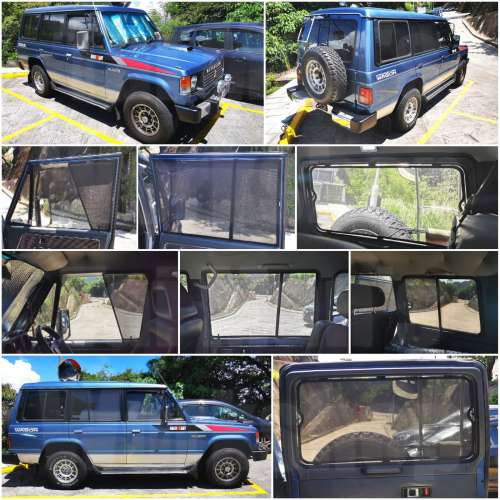 Mitsubishi Pajero 全車磁石濾光窗網太陽擋