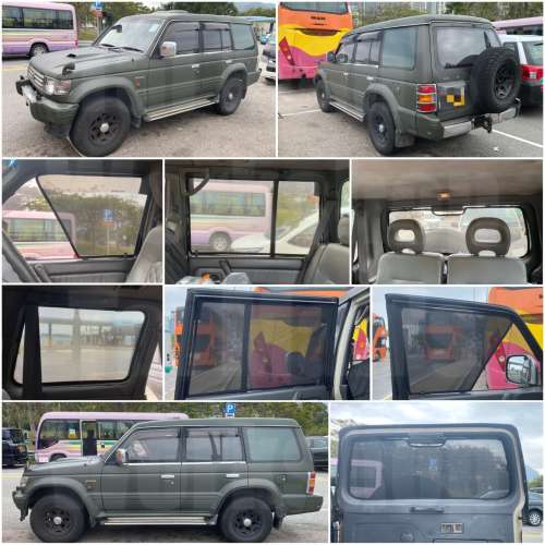Mitsubishi Pajero 全車磁石濾光窗網太陽擋