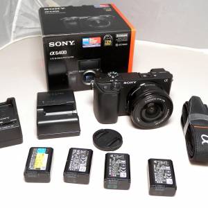 Sony A6400 +16-50mm 套裝 (99新／4原廠電／2原廠充機)