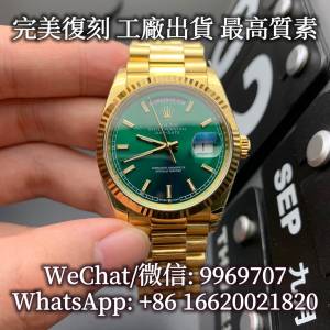 rolex DayDate m128238 m228238 m228235 m128348 星期日志 勞力士手錶 雙曆日誌 黑...