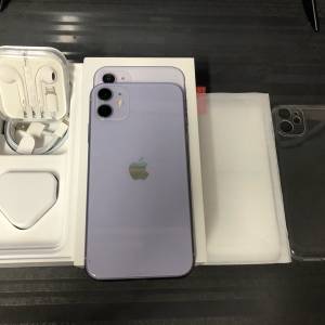 Purple - Full set 99%new iPhone 11 128gb battery 100% one month warranty