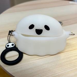 全新AirPods Pro case cute ghost soft plastic PVC 軟矽膠套殼 可愛鬼怪造型