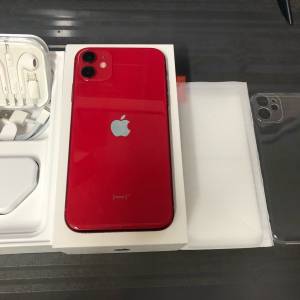 Red - Full set 99%new iPhone 11 128gb battery 100% one month warranty