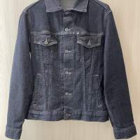 BMIX 男装深寶藍色 Classic 4袋 修腰牛仔褸 Denim Jacket Smart Casual 外套