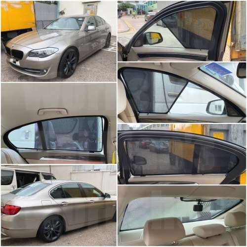 F10E60E61G30520i523i525i530iM5  BMW 5系全車濾光窗網太陽擋