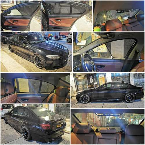F10E60E61G30520i523i525i530iM5  BMW 5系全車濾光窗網太陽擋