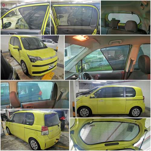 Spade Porte 全車磁石濾光窗網太陽擋