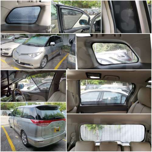 Previa Estima 全車磁石濾光窗網