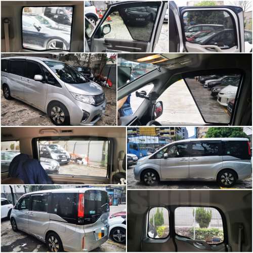 Honda Stepwgn Spada 全車磁石濾光窗網太陽擋