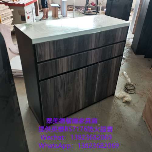 防火膠板大理石檯面碗碟櫃訂做,港式餐廳茶水枱訂造工廠,餐邊櫃備餐櫃製造廠家,顏色...