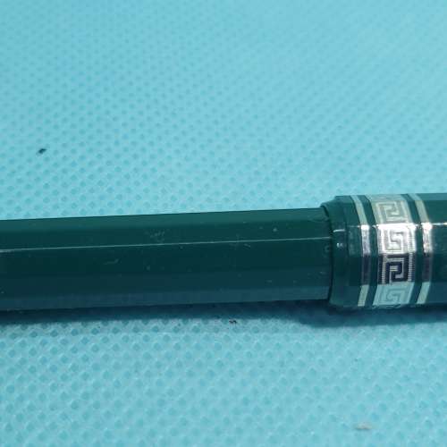 OMAS 75th ANNIVERSARY BALLPOINT PEN GREEN CHROME MADE IN ITALY