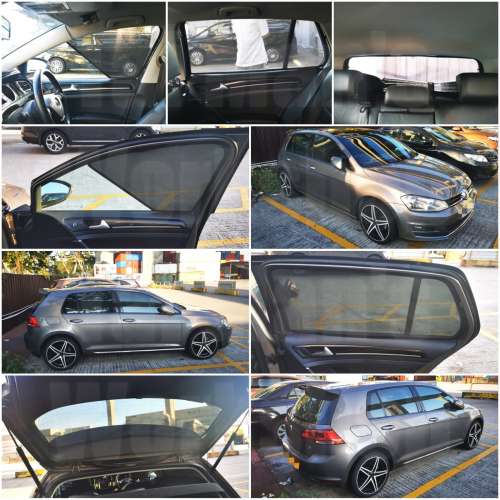 VW GOLF 全車磁石濾光窗網太陽擋