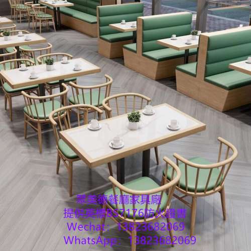 休閒餐廳桌椅訂製,茶餐自助餐廳餐枱椅凳沙發梳化訂做,港式餐廳桌子椅子咕臣訂造工廠...