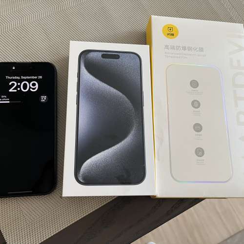 96% 新iPhone 15 pro藍色鈦金屬色 256gb