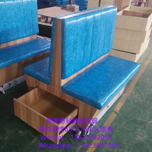 越式料理梳化咕臣訂製,港式餐廳沙發座椅訂造,阻燃皮革卡位沙發梳化訂做,茶餐西餐廳...