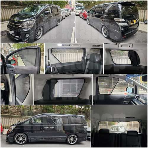Aalphard Vellfire 20 系的專車專用濾光窗網太陽擋