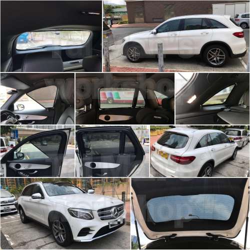MercedesBenz GLC 的專車專用濾光窗網太陽擋