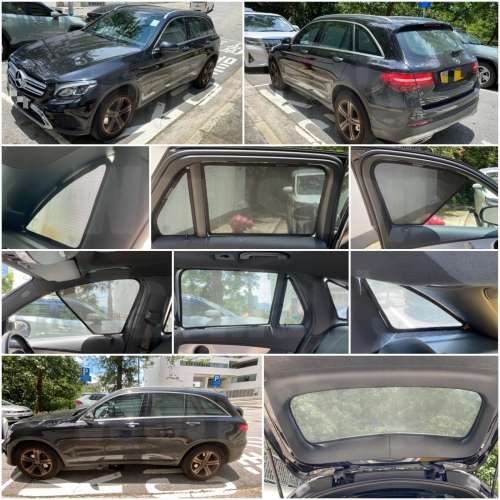 MercedesBenz GLC 的專車專用濾光窗網太陽擋