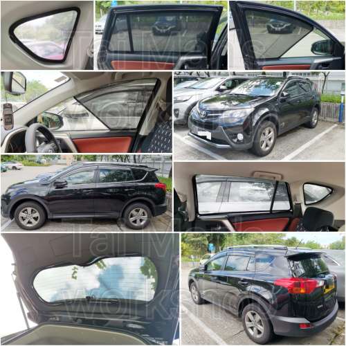 Toyota RAV4 的專車專用濾光窗網太陽擋