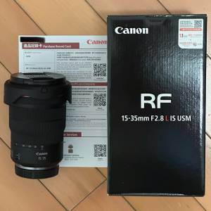 誠放 Canon RF 15-35 mm f/2.8L IS USM （99%新，行貨，有長保養） R RP R3 R5 R5 ...