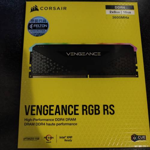 Corsair Vengeance RGB RS 8gb x2 3600mhz ddr4 ram 16gb # 3200 3600