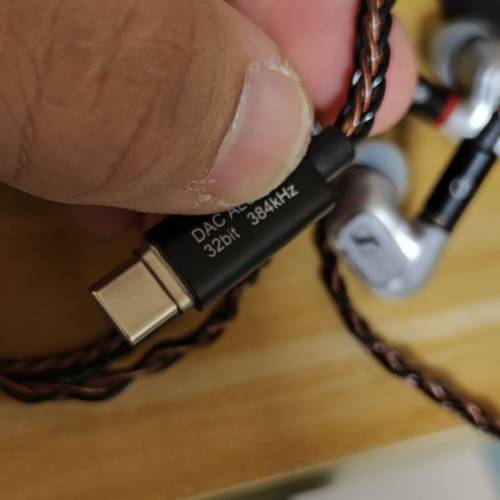 Diy IE900耳機連Type -C 內置Dac升級線 ( 可通話 )