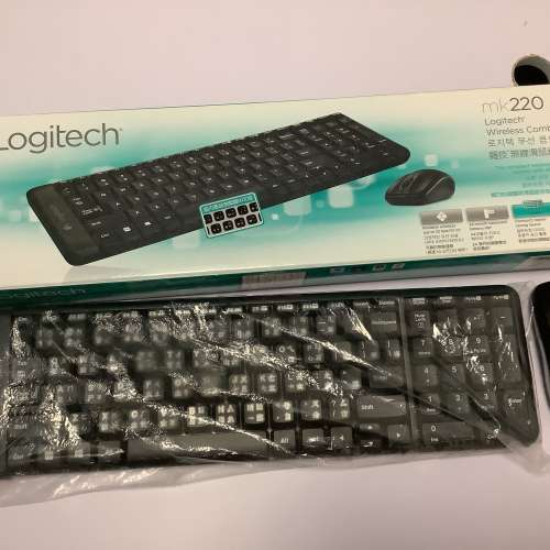 Logitech 羅技 無線滑鼠鍵盤套裝 usb 電腦 滑鼠鍵盤 mk220 computer wireless usb ...