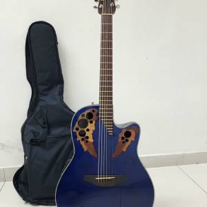 Ce44P-8Tq-G Celebrity Elite - Trans Blue guitar